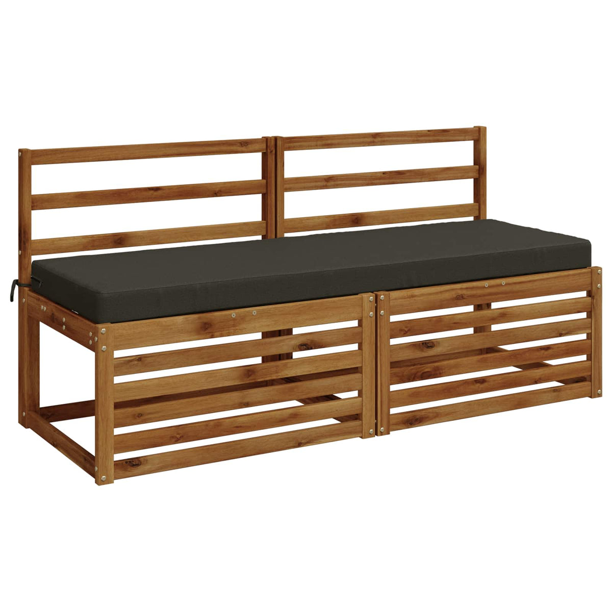 Bænkpude SOEST 100% polyester Antracit 150 x 50 x 8 cm