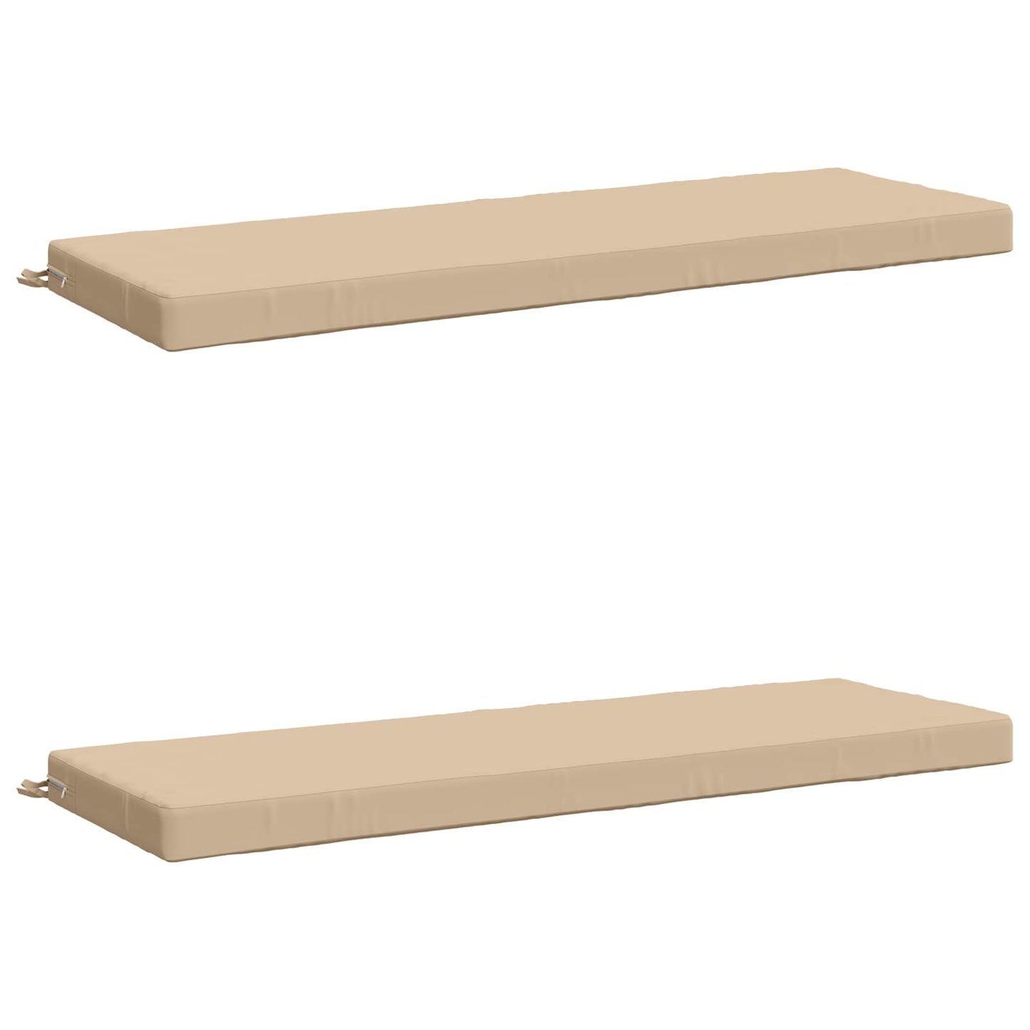 2-delt bænkepude SOEST 2 stk. 100% polyester Cremefarvet