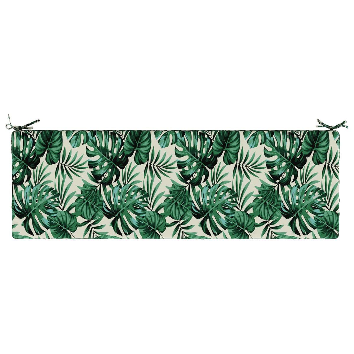Bænkpude SOEST 100% polyester Bladmønster 150 x 50 x 8 cm