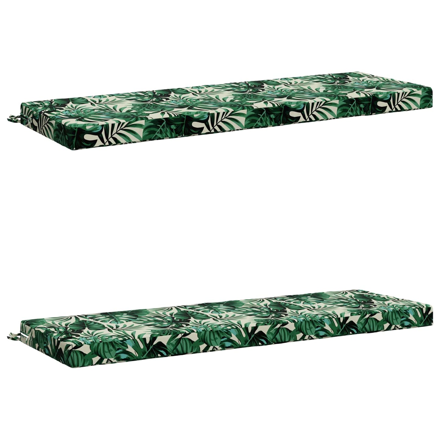 2-delt bænkepude SOEST 2 stk. 100% polyester Bladmønster