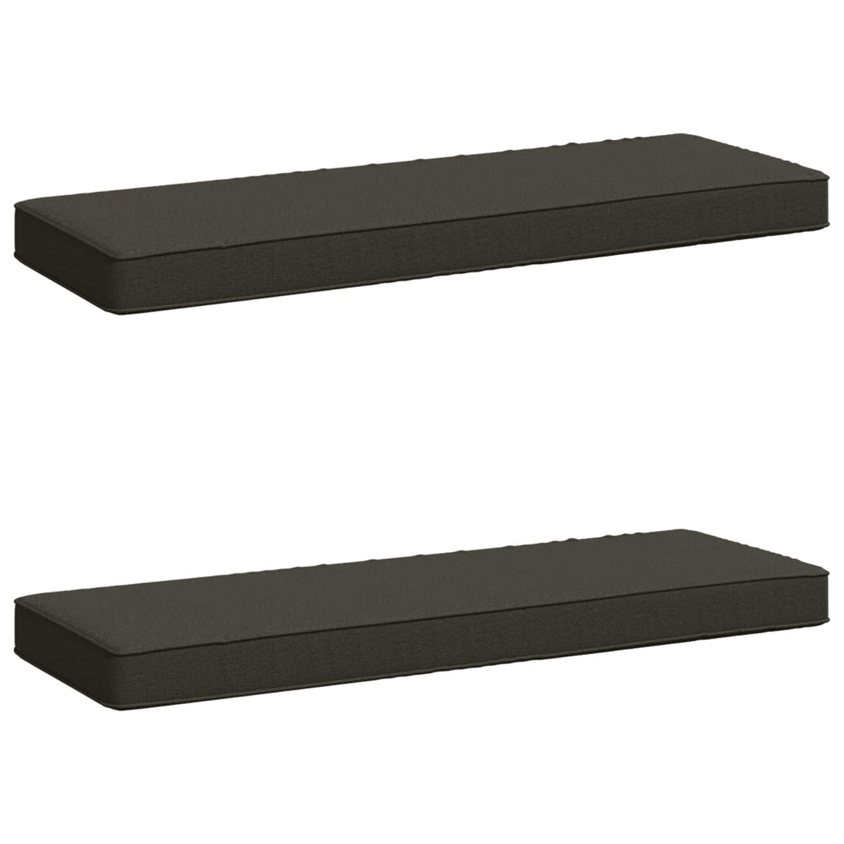 2-delt bænkepude VUGHT 2 pcs 100% polyester Antracit