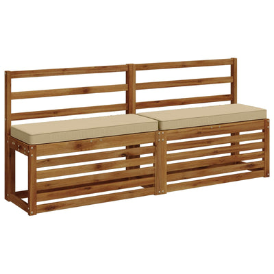 1-delt bænkepude VUGHT 100% polyester Beige 60 x 30 x 5 cm
