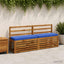 2-delt bænkepude VUGHT 2 pcs 100% polyester Kongelig blå