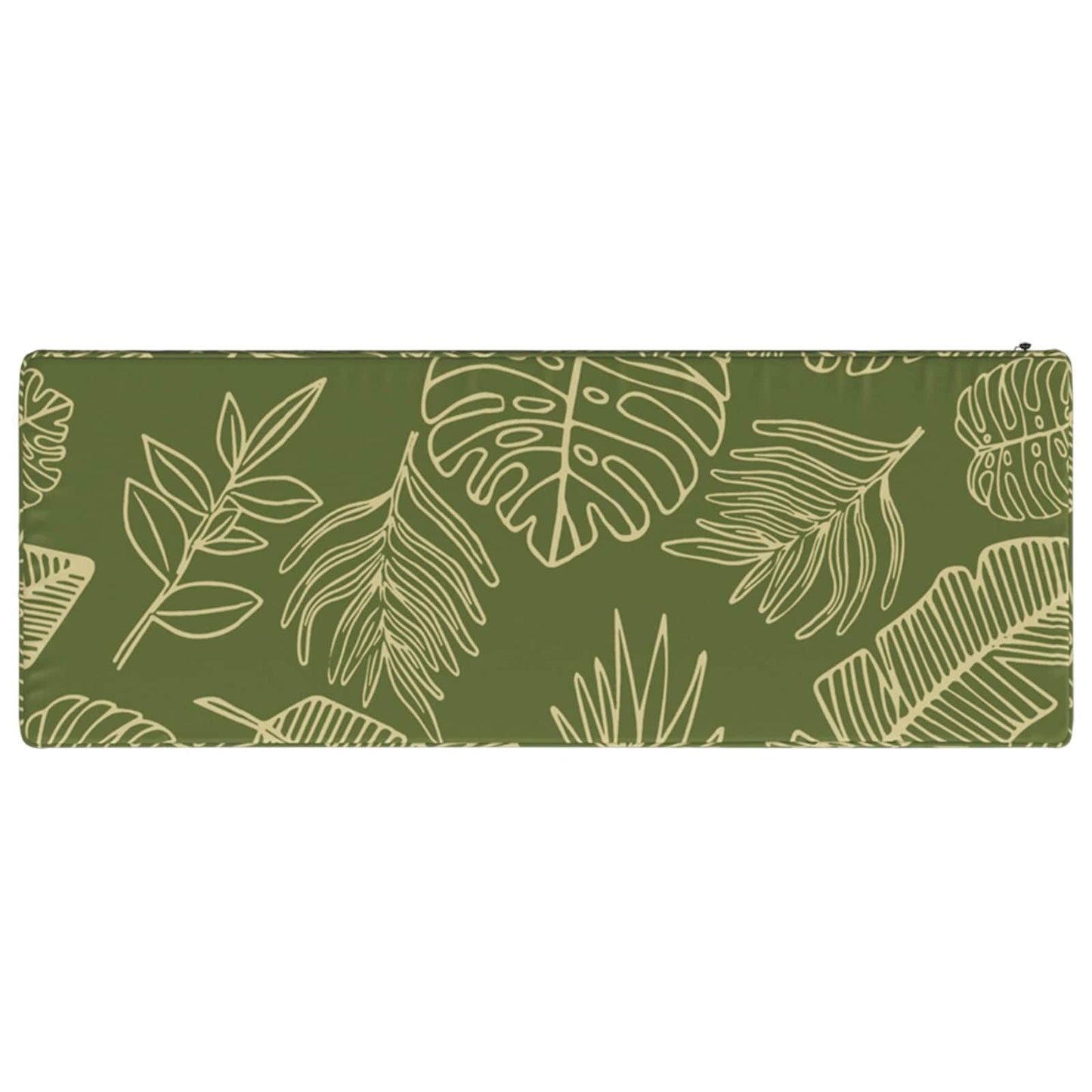 2-delt bænkepude VUGHT 2 pcs 100% polyester Bladdesign