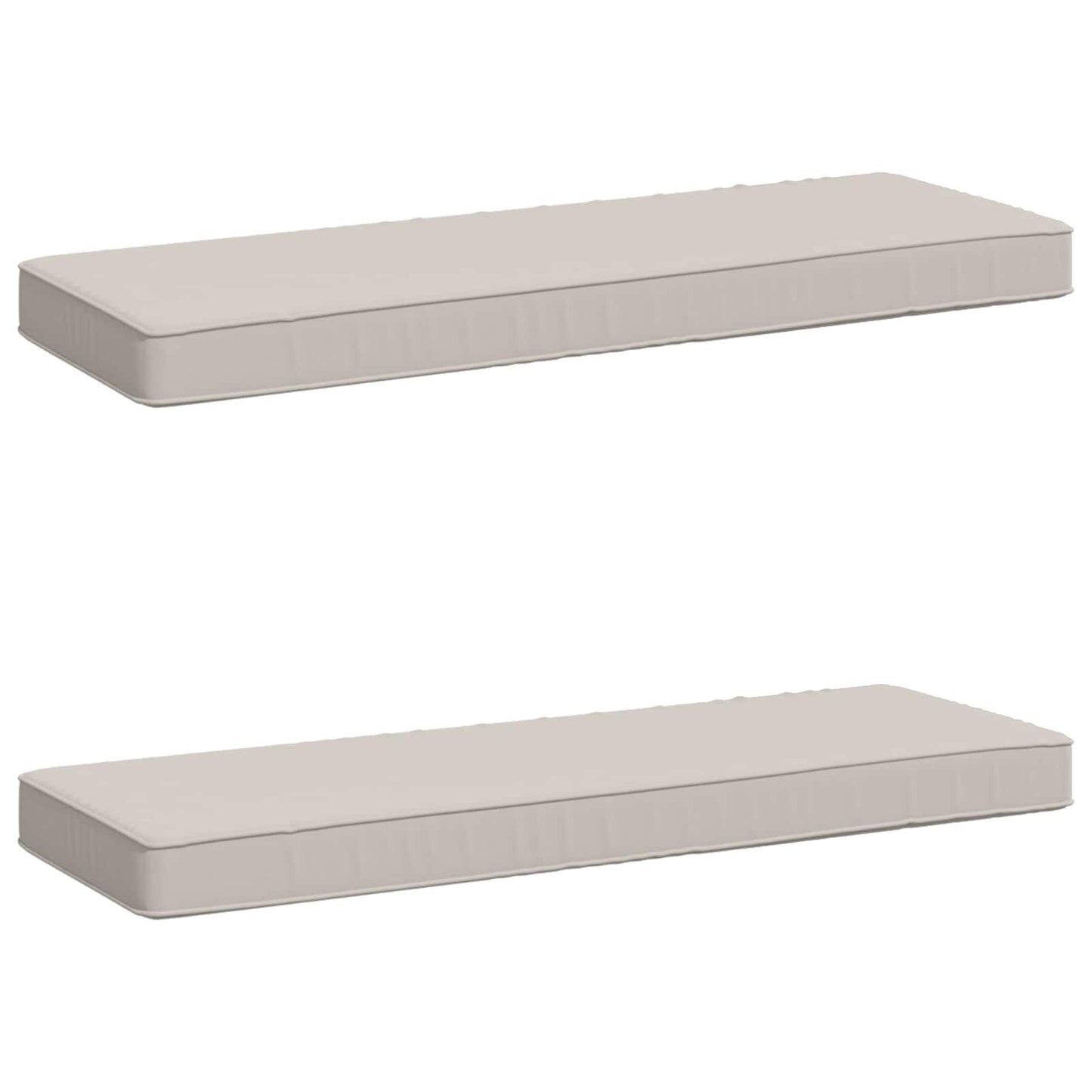 2-delt bænkepude VUGHT 2 pcs 100% polyester Hvid 80 x 30 x 5 cm