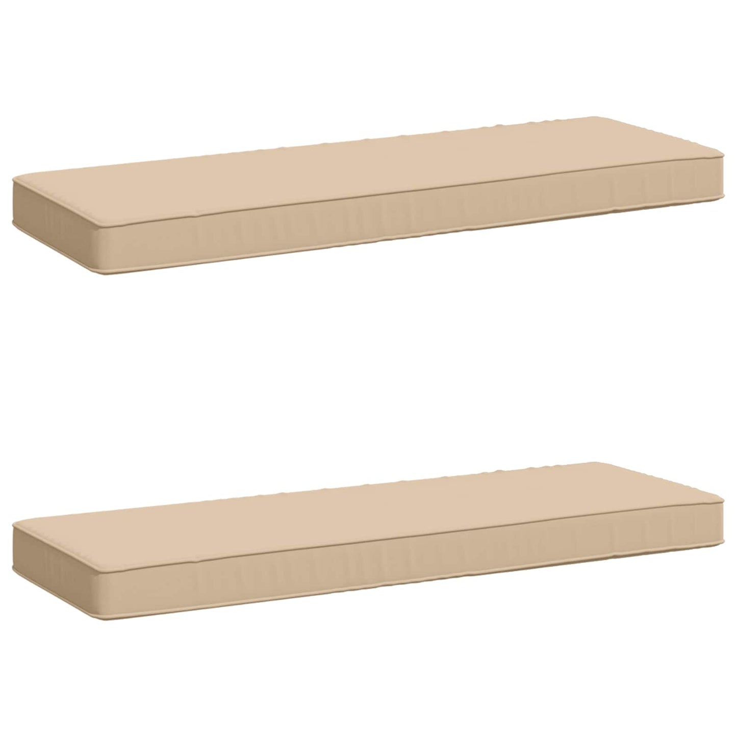 2-delt bænkepude VUGHT 2 pcs 100% polyester Cremefarvet