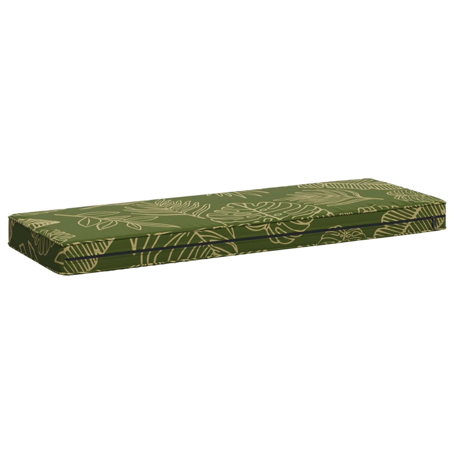 1-delt bænkepude VUGHT 100% polyester Bladdesign 80 x 30 x 5 cm