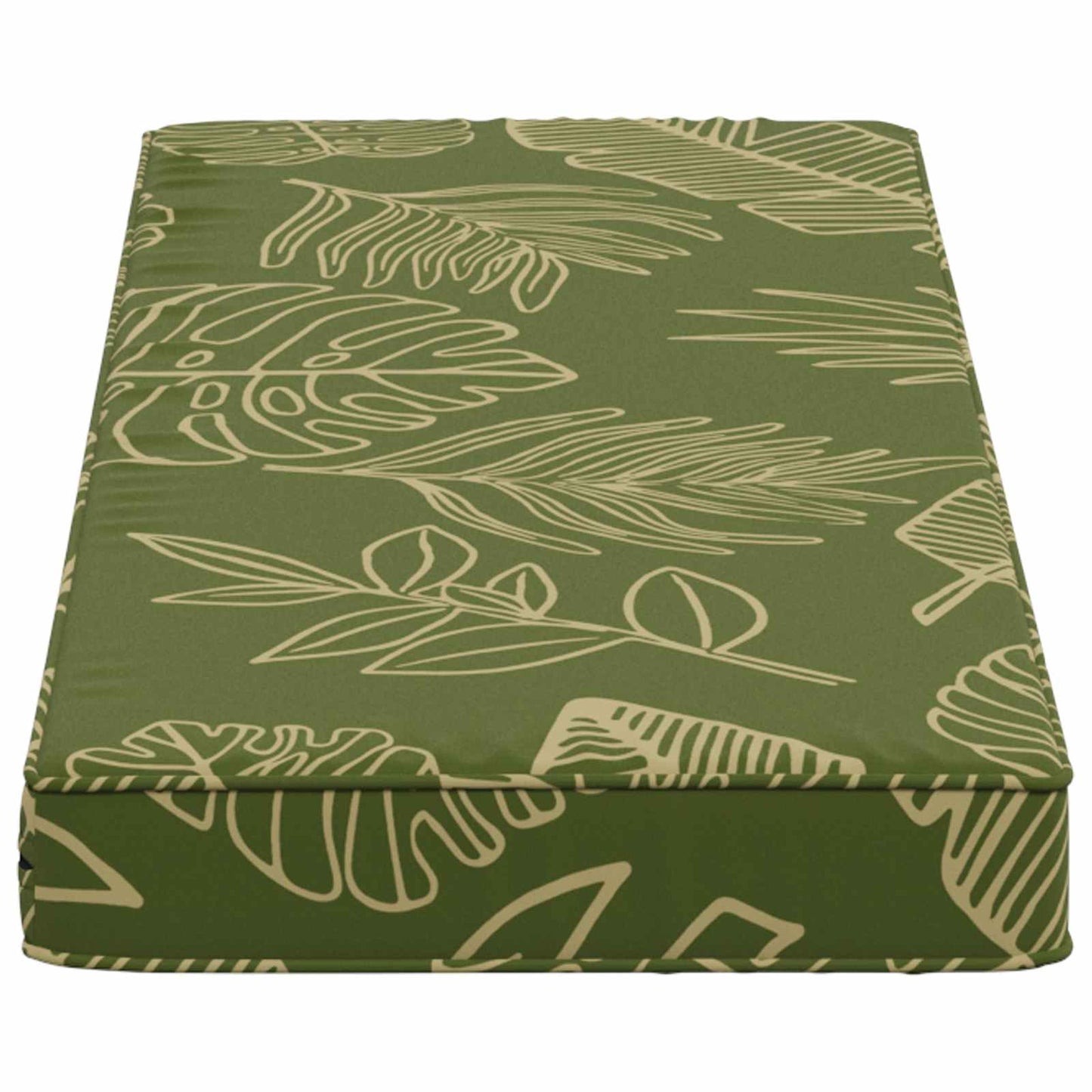 1-delt bænkepude VUGHT 100% polyester Bladdesign 80 x 30 x 5 cm