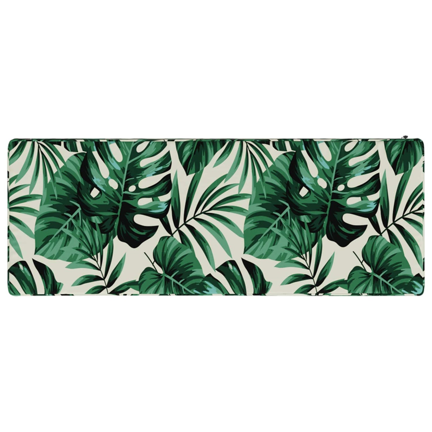 2-delt bænkepude VUGHT 2 pcs 100% polyester Bladmønster