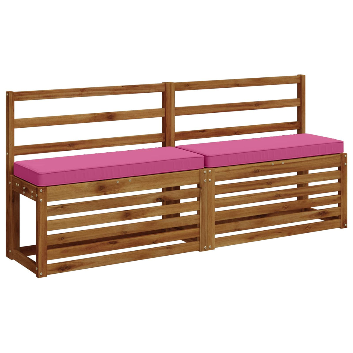 1-delt bænkepude VUGHT 100% polyester Lyserød 80 x 30 x 5 cm