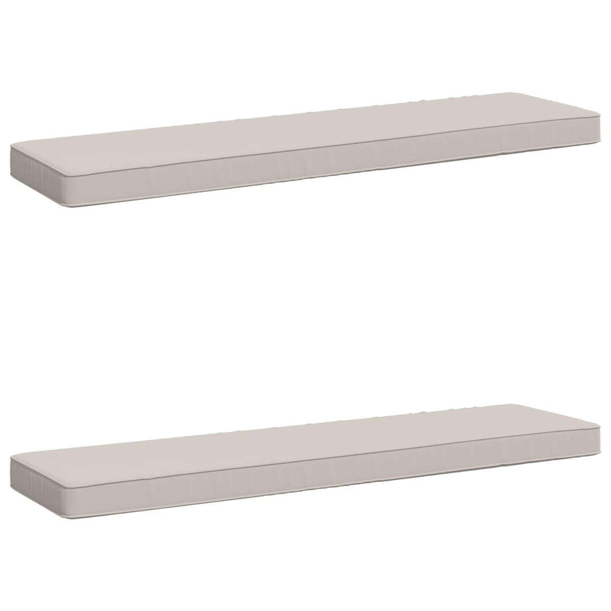 2-delt bænkepude VUGHT 2 pcs 100% polyester Hvid