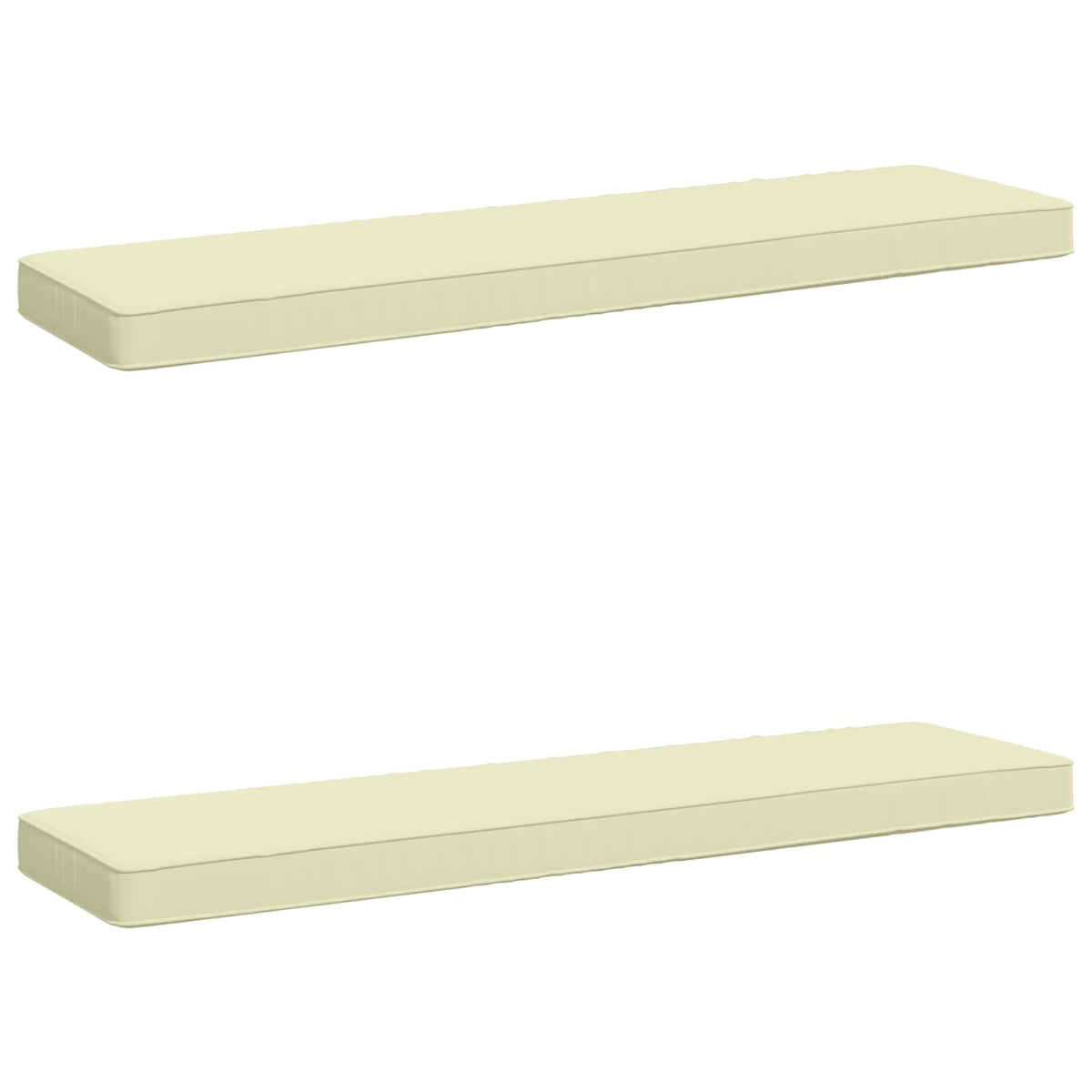2-delt bænkepude VUGHT 2 pcs 100% polyester Cremefarvet