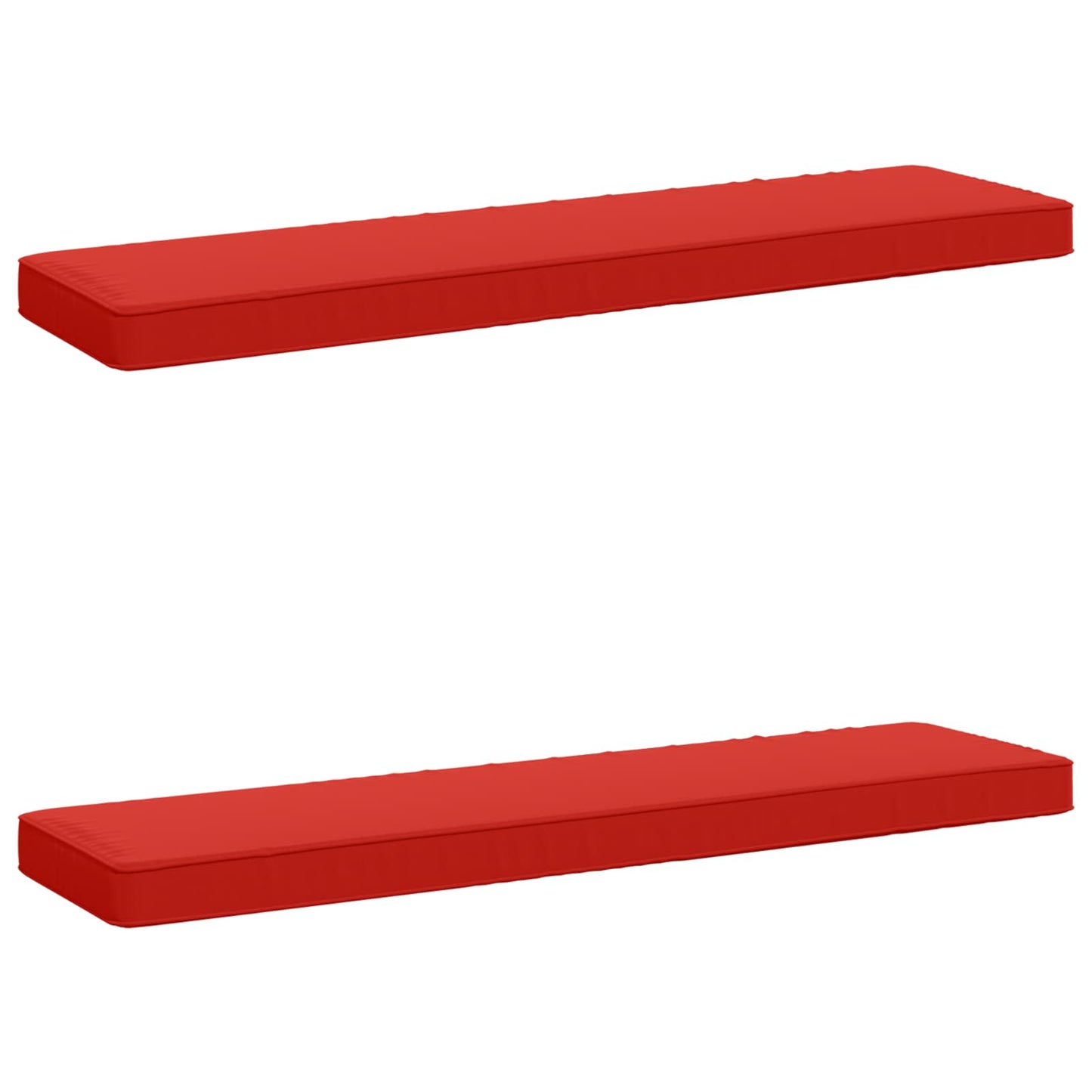 2-delt bænkepude VUGHT 2 pcs 100% polyester Rød 100 x 30 x 5 cm
