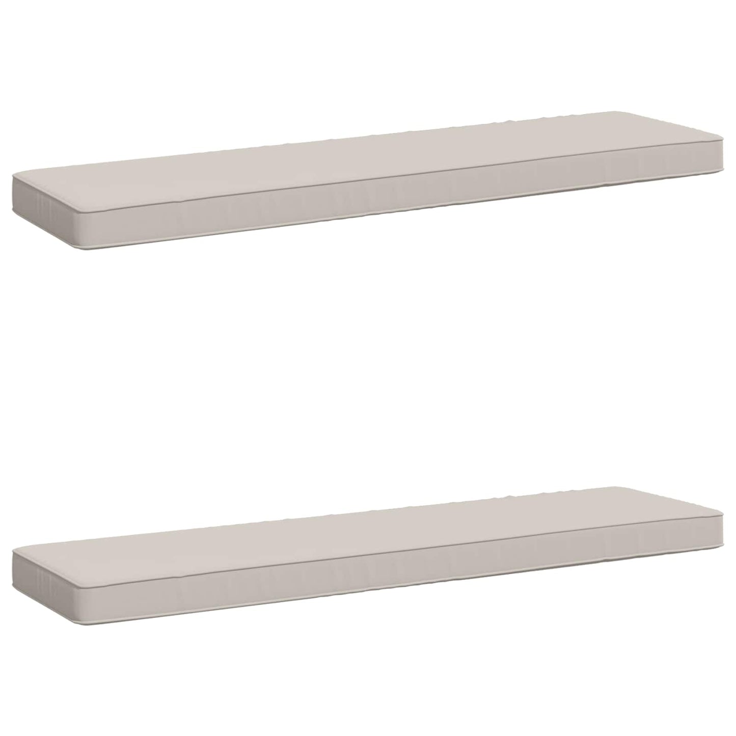 2-delt bænkepude VUGHT 2 pcs 100% polyester Hvid