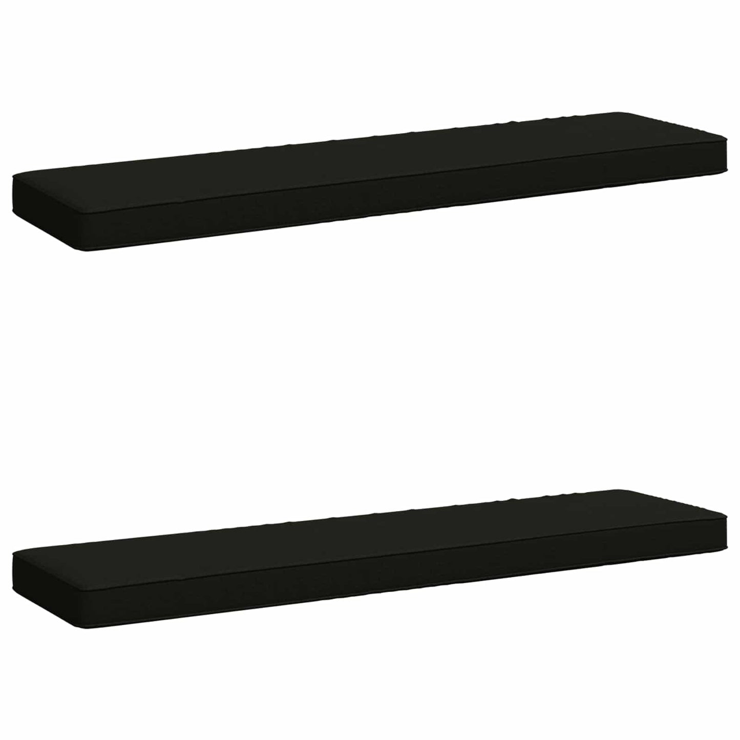 2-delt bænkepude VUGHT 2 pcs 100% polyester Sort