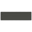 1-delt bænkepude VUGHT 100% polyester Antracit 110 x 30 x 5 cm