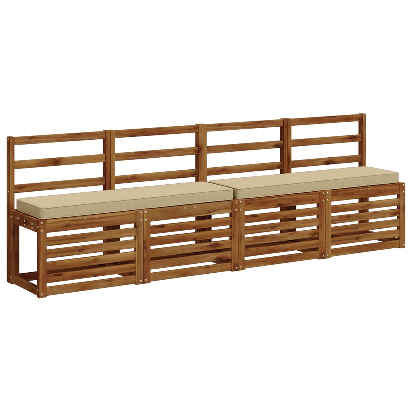 1-delt bænkepude VUGHT 100% polyester Beige 110 x 30 x 5 cm