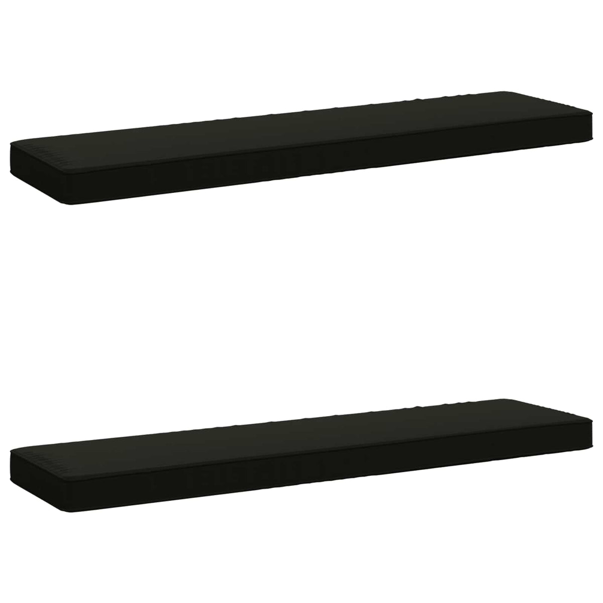 2-delt bænkepude VUGHT 2 pcs 100% polyester Sort