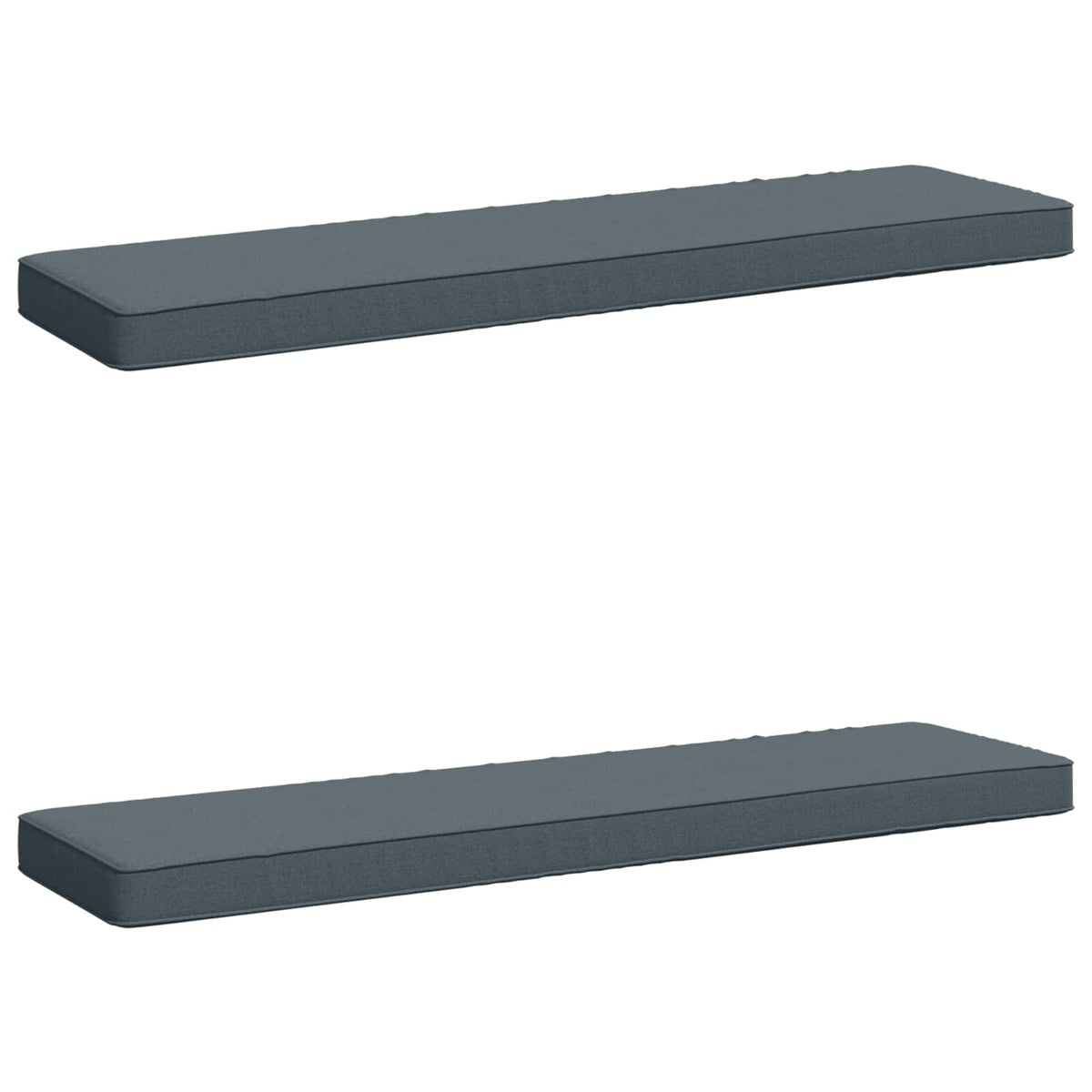 2-delt bænkepude VUGHT 2 pcs 100% polyester Blå 120 x 30 x 5 cm