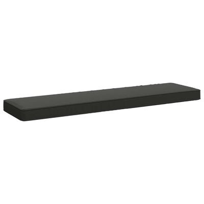 1-delt bænkepude VUGHT 100% polyester Antracit 120 x 30 x 5 cm