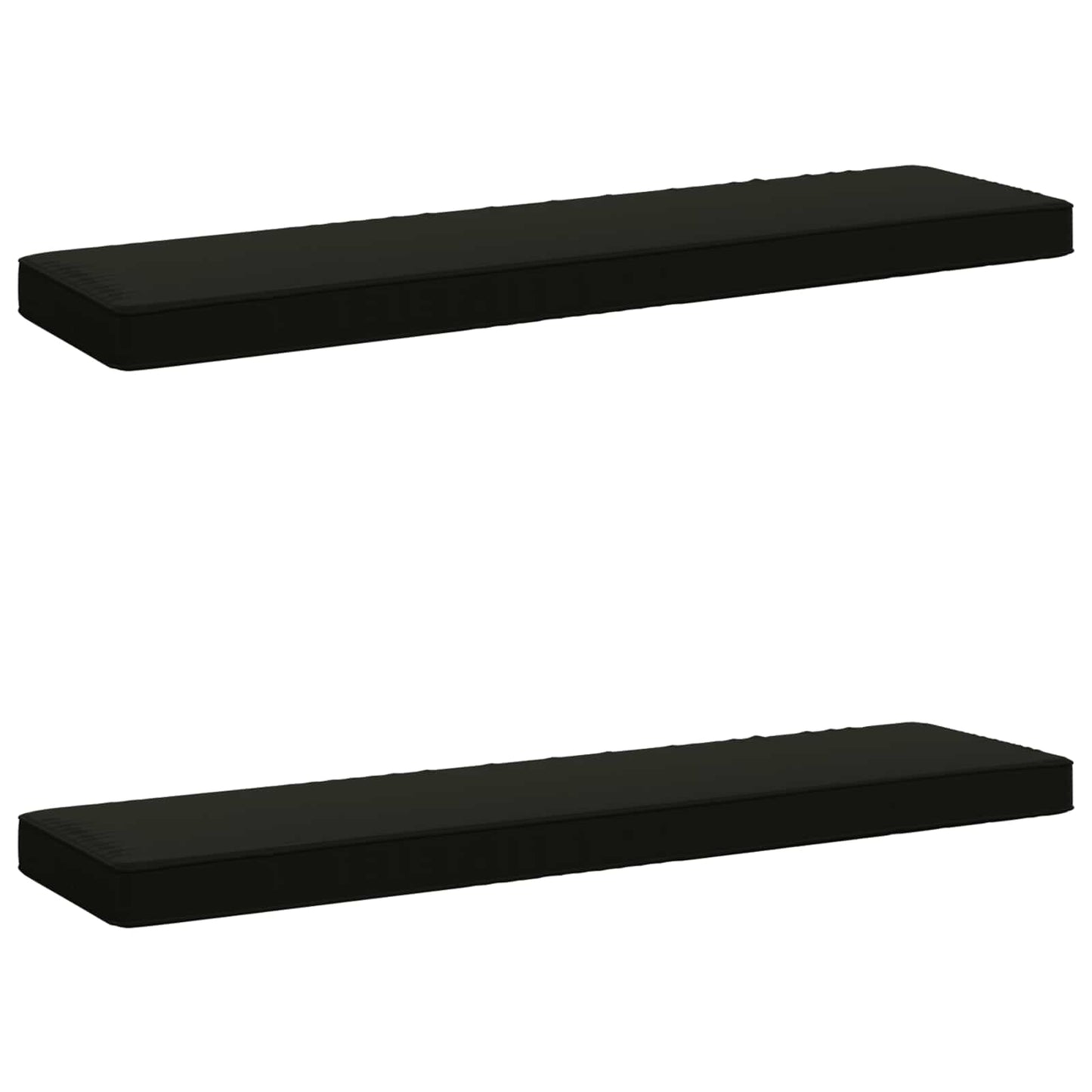 2-delt bænkepude VUGHT 2 pcs 100% polyester Sort