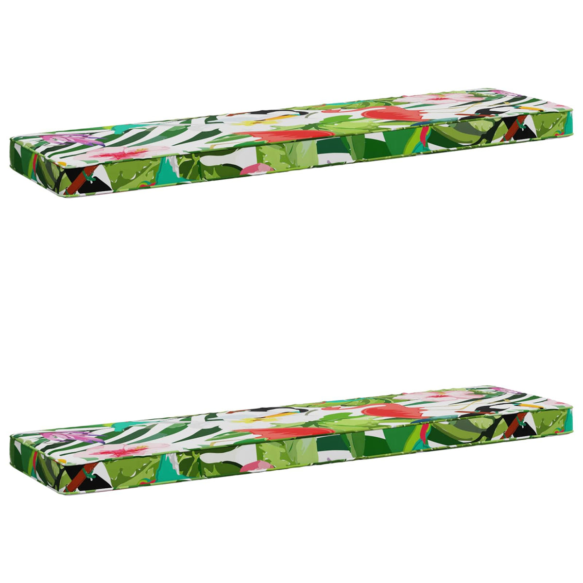2-delt bænkepude VUGHT 2 pcs 100% polyester Flerfarvet