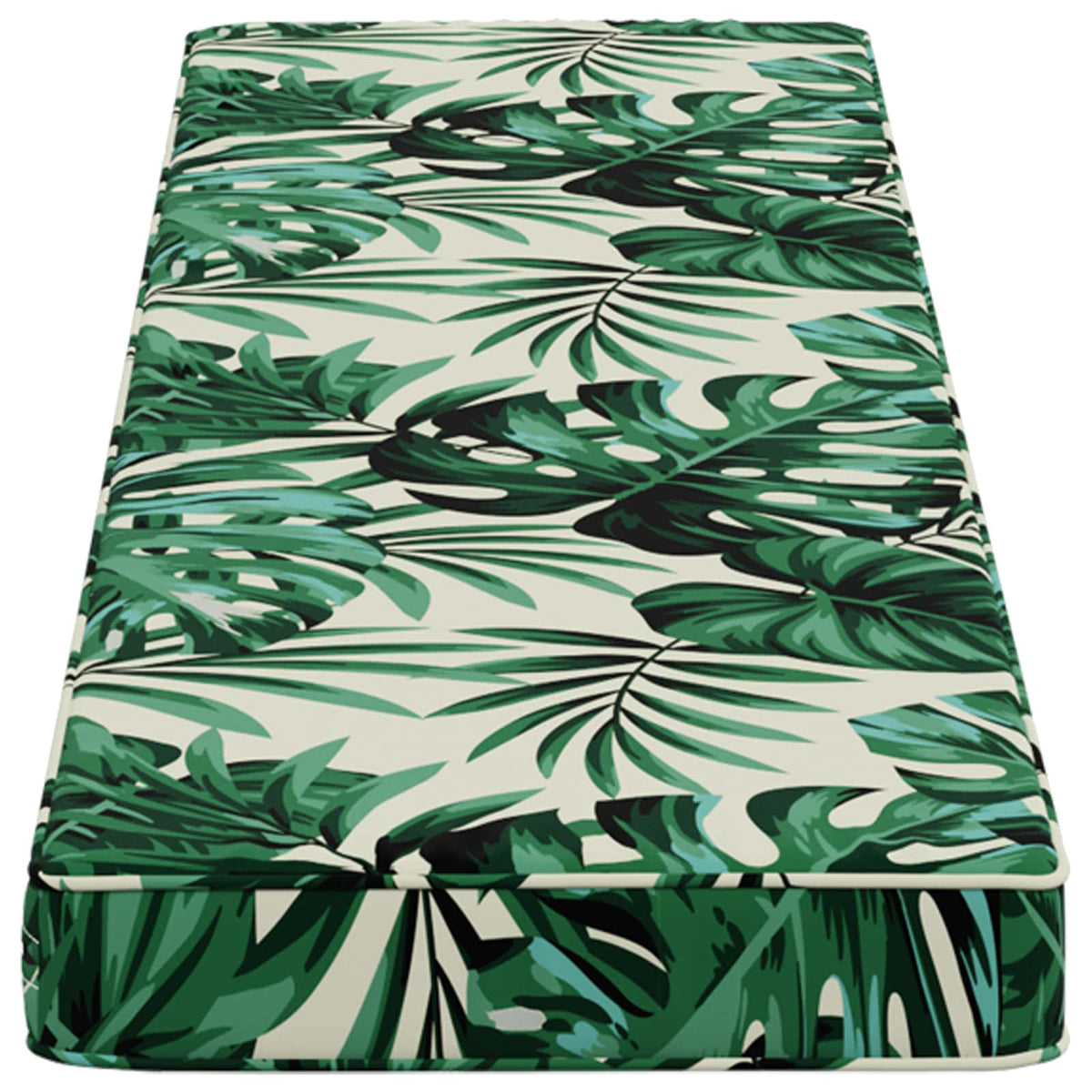 2-delt bænkepude VUGHT 2 pcs 100% polyester Bladmønster