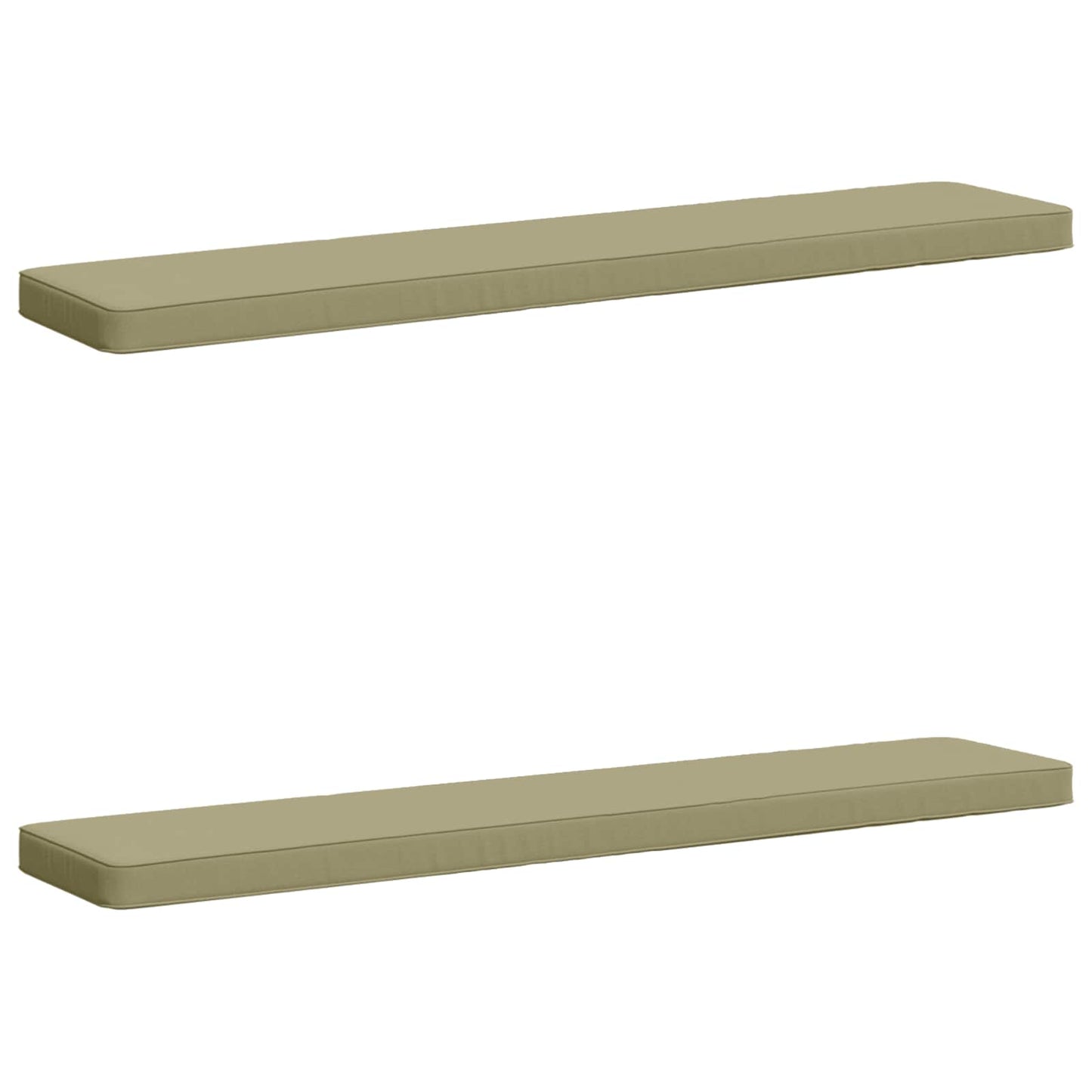 2-delt bænkepude VUGHT 2 pcs 100% polyester Lys grøn