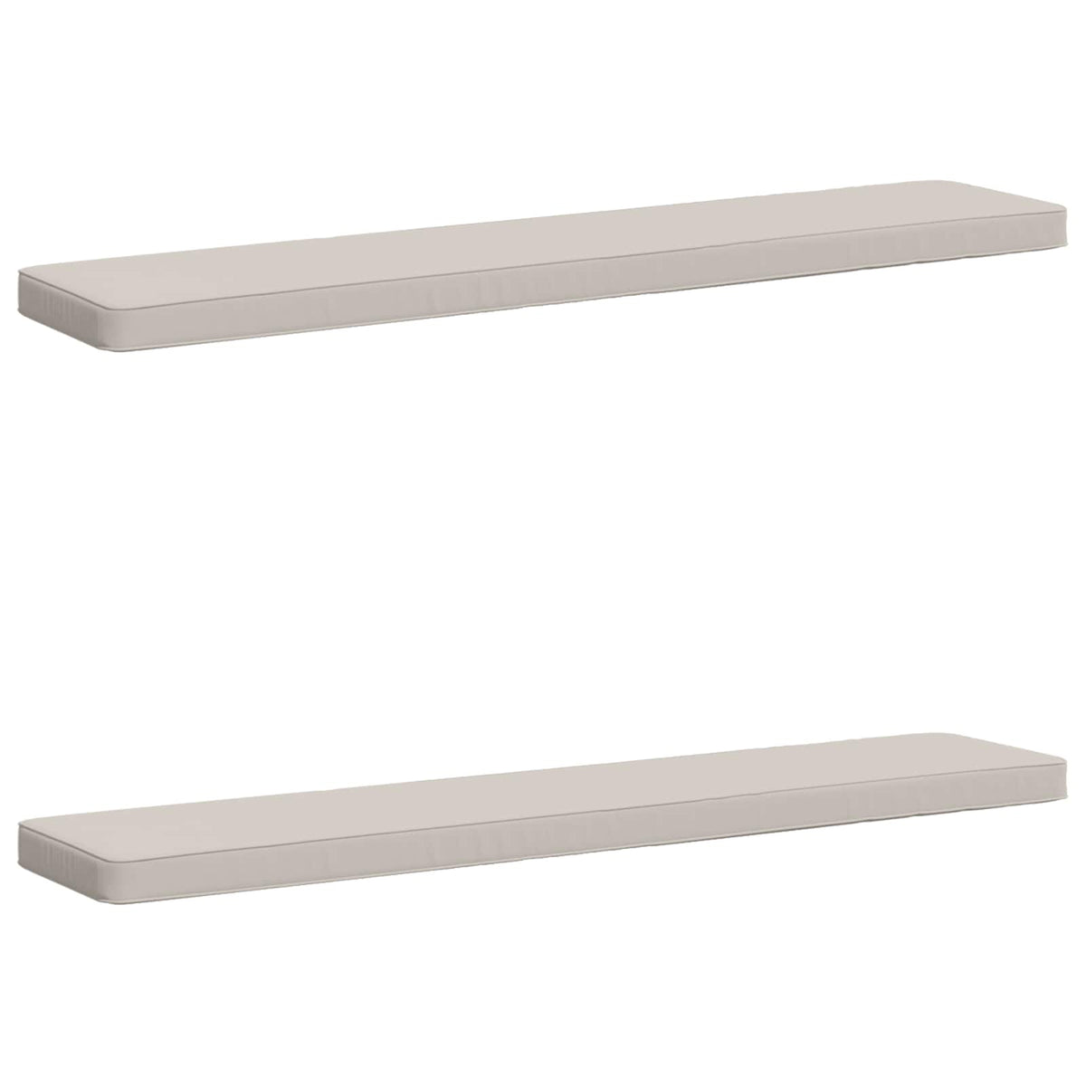 2-delt bænkepude VUGHT 2 pcs 100% polyester Hvid