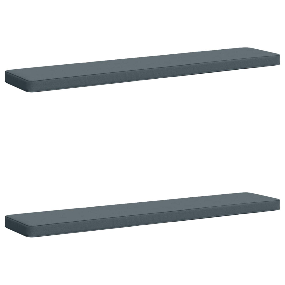 2-delt bænkepude VUGHT 2 pcs 100% polyester Blå 140 x 30 x 5 cm