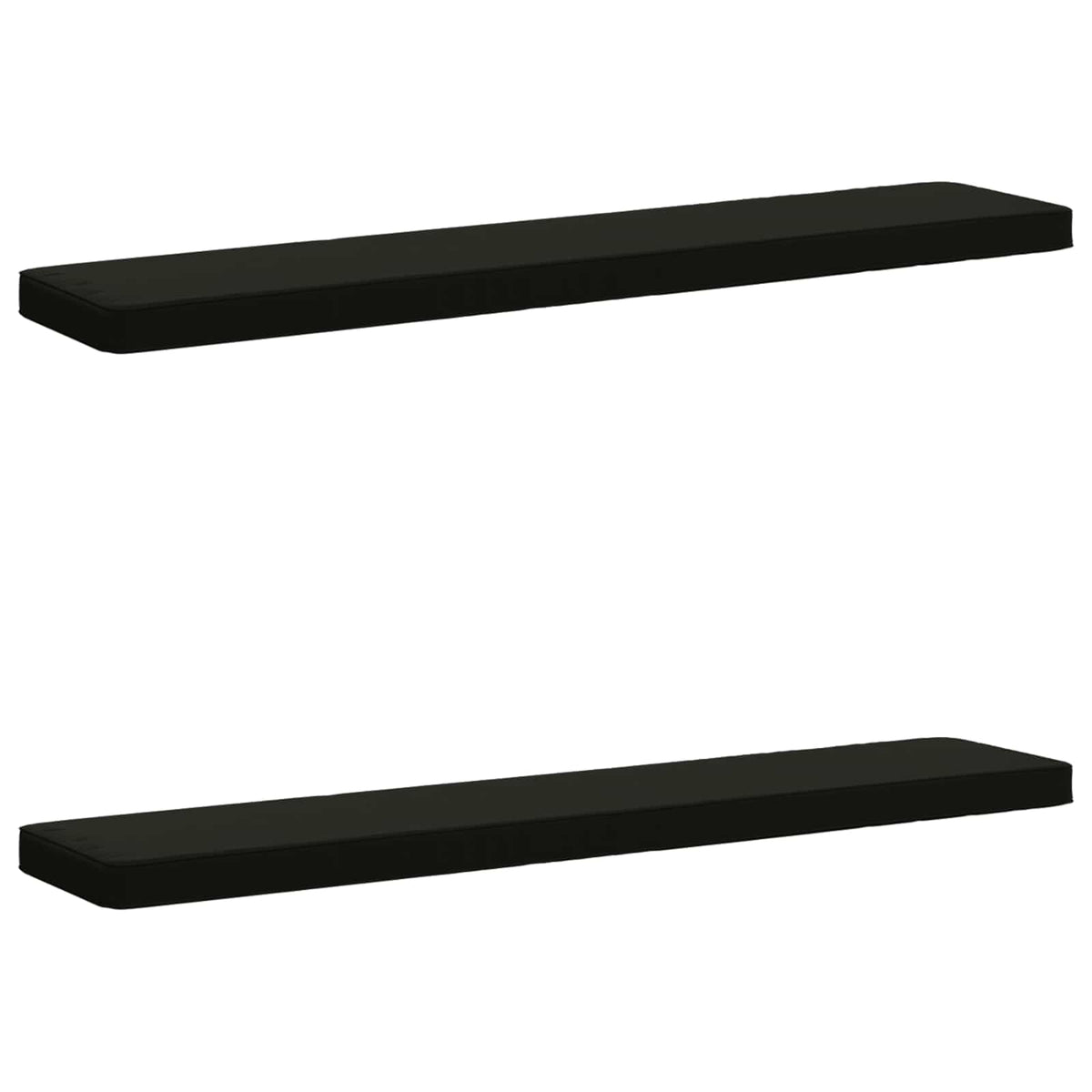 2-delt bænkepude VUGHT 2 pcs 100% polyester Sort