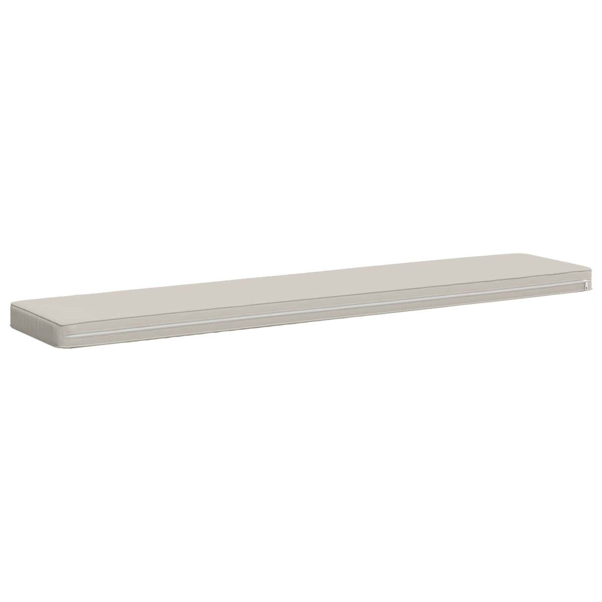 1-delt bænkepude VUGHT 100% polyester Hvid 150 x 30 x 5 cm