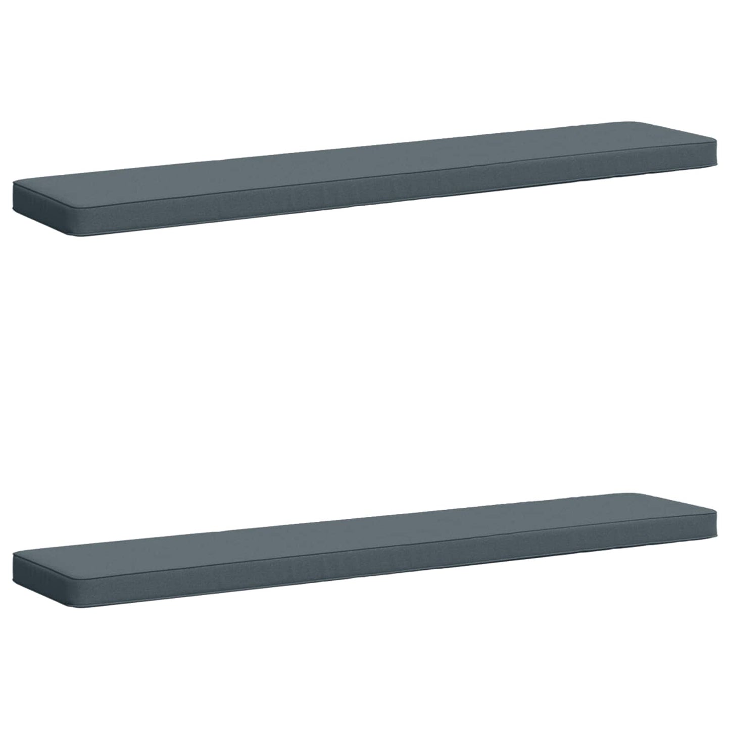 2-delt bænkepude VUGHT 2 pcs 100% polyester Blå 150 x 30 x 5 cm
