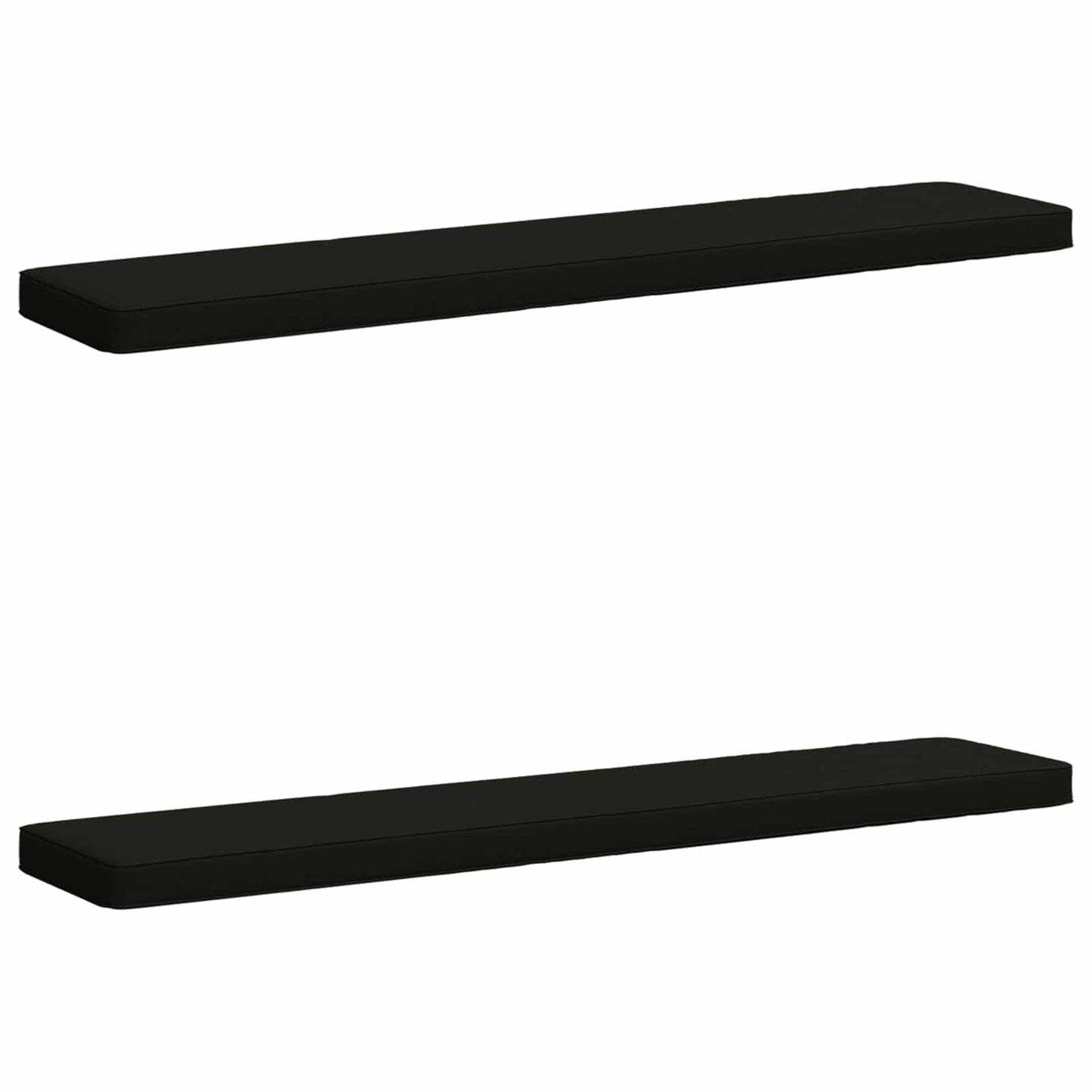2-delt bænkepude VUGHT 2 pcs 100% polyester Sort
