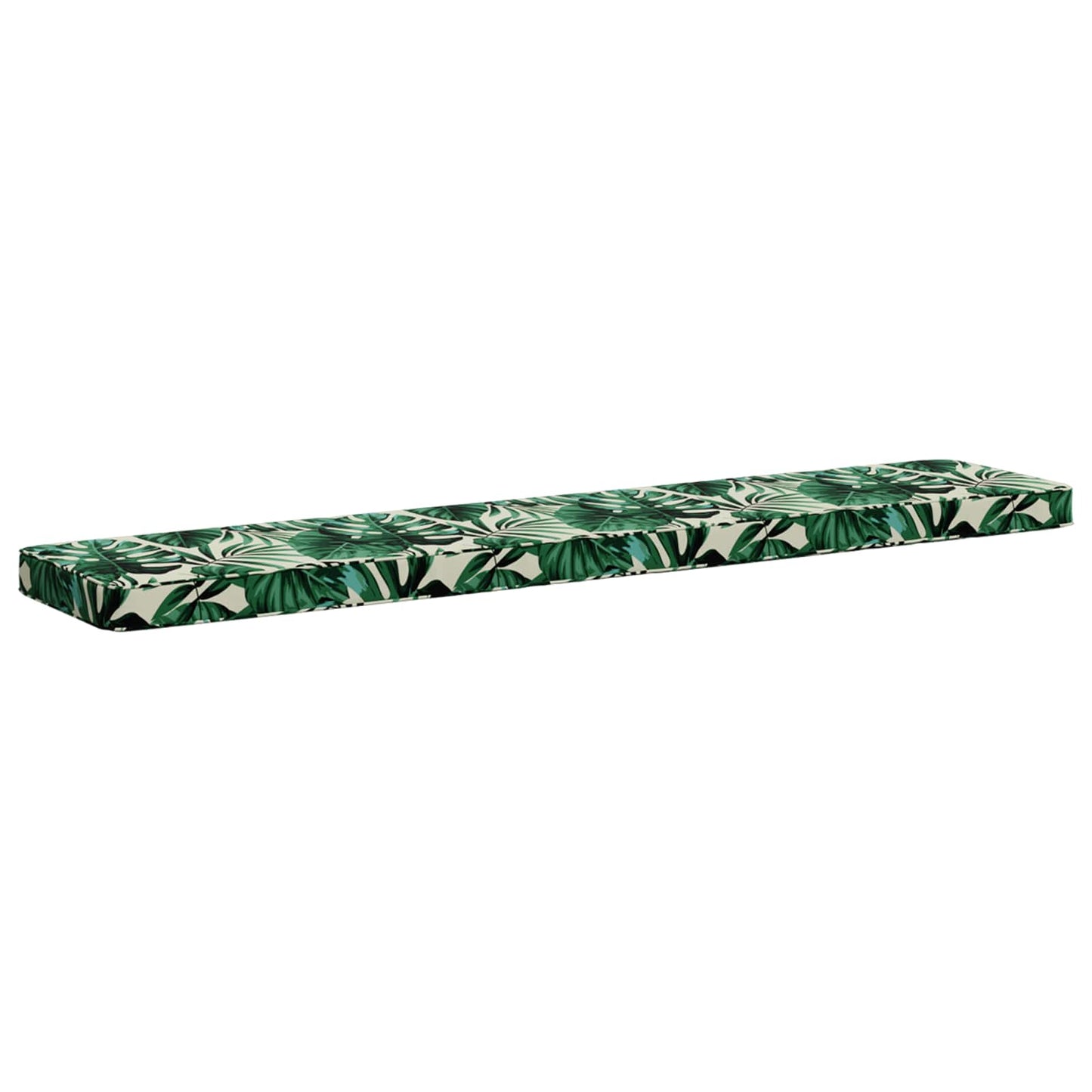 2-delt bænkepude VUGHT 2 pcs 100% polyester Bladmønster