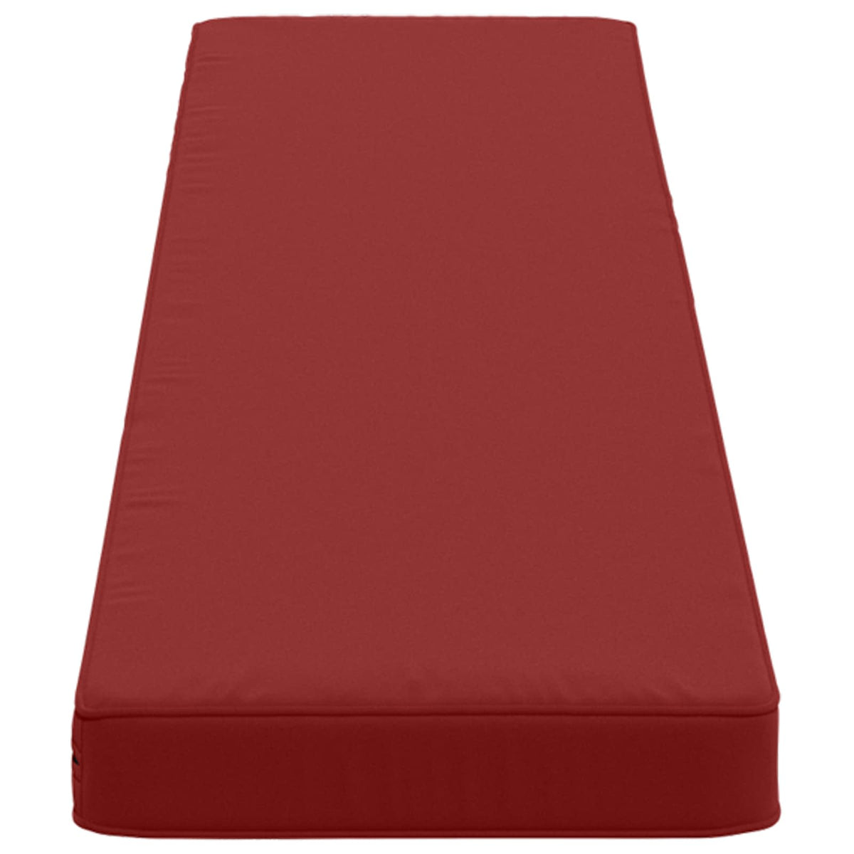 1-delt bænkepude VUGHT 100% polyester Vinrød 150 x 30 x 5 cm