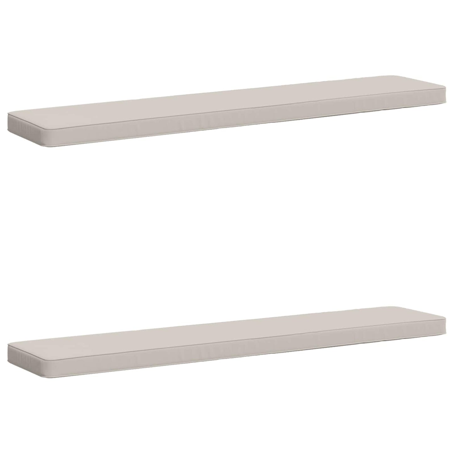 2-delt bænkepude VUGHT 2 pcs 100% polyester Hvid