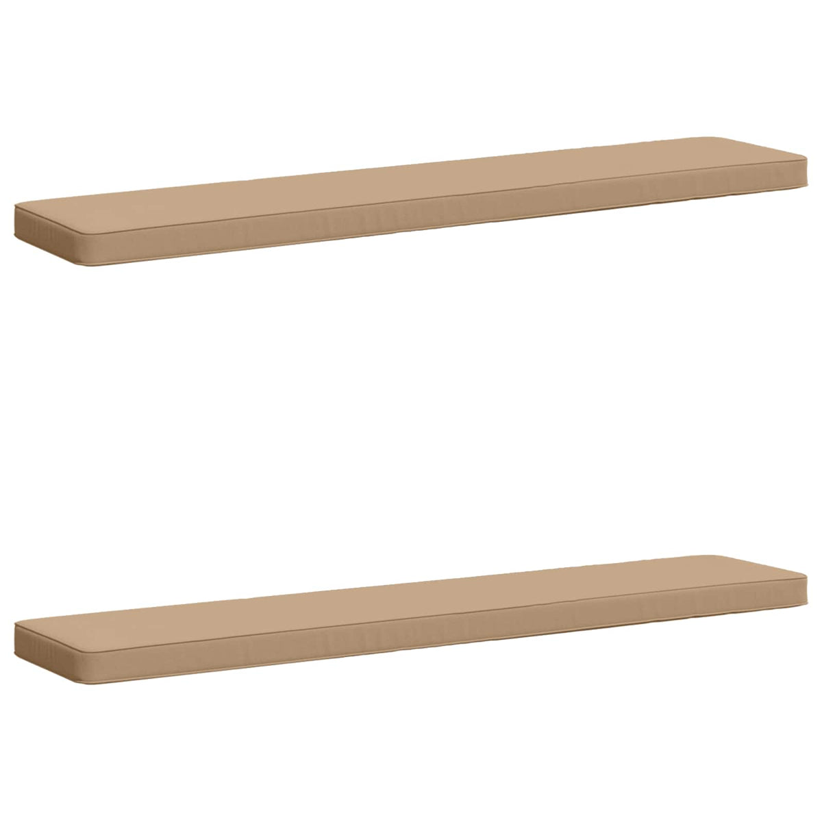 2-delt bænkepude VUGHT 2 pcs 100% polyester Sandfarvet