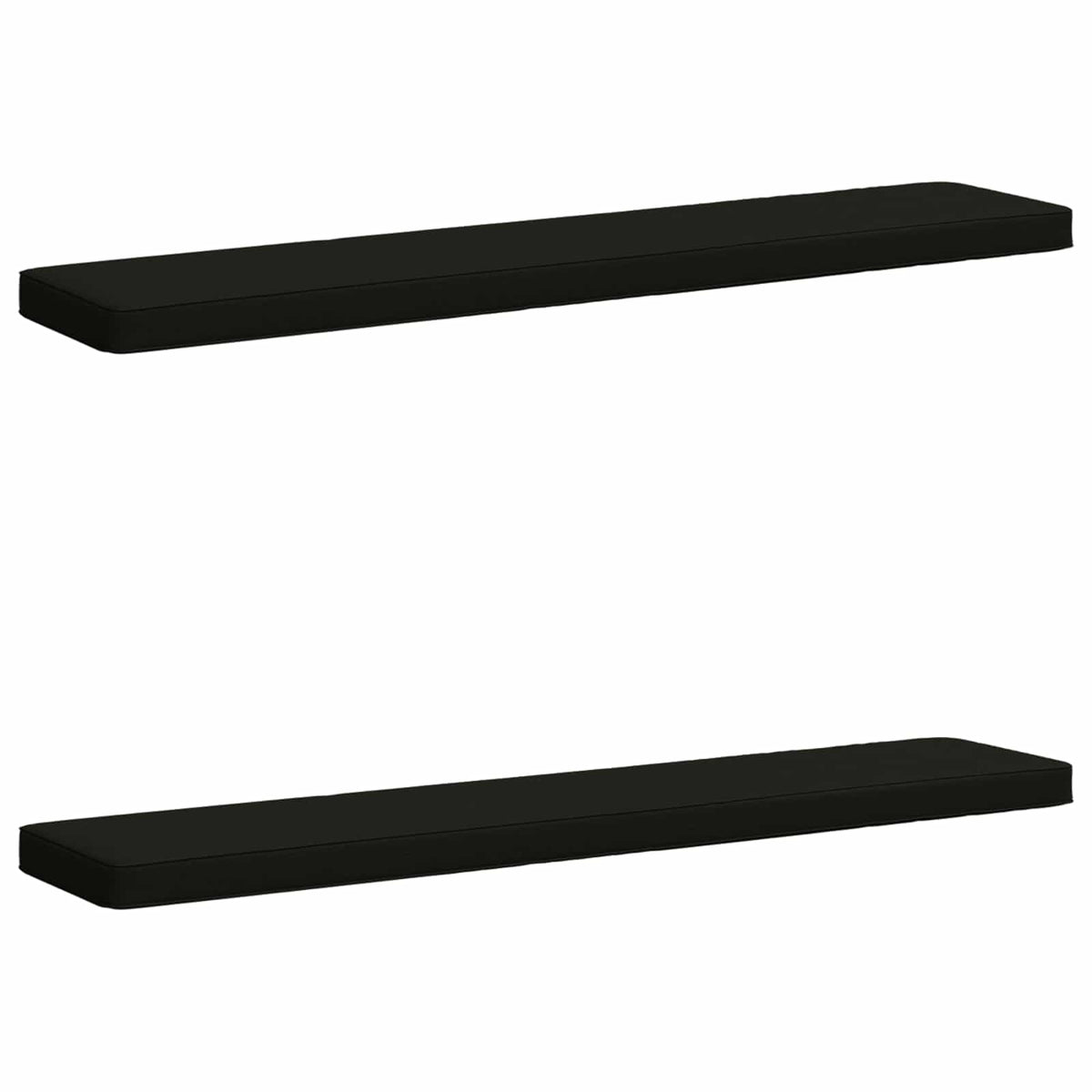 2-delt bænkepude VUGHT 2 pcs 100% polyester Sort