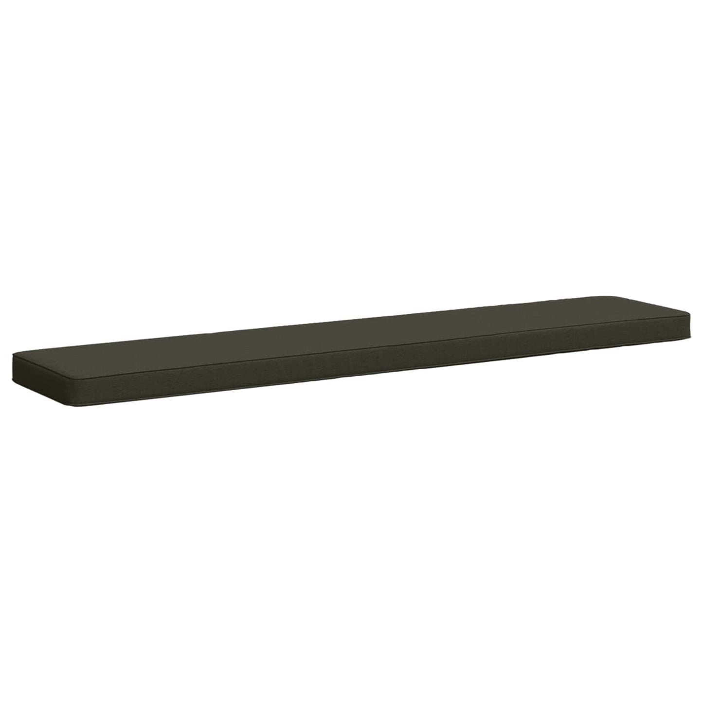 1-delt bænkepude VUGHT 100% polyester Antracit 160 x 30 x 5 cm