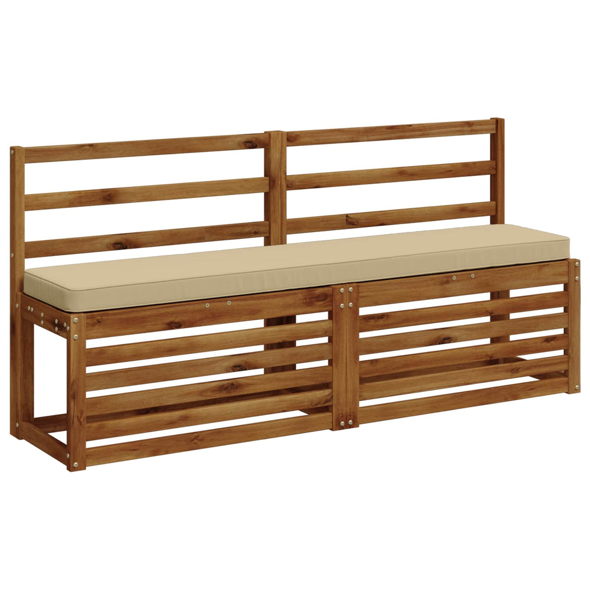1-delt bænkepude VUGHT 100% polyester Beige 160 x 30 x 5 cm