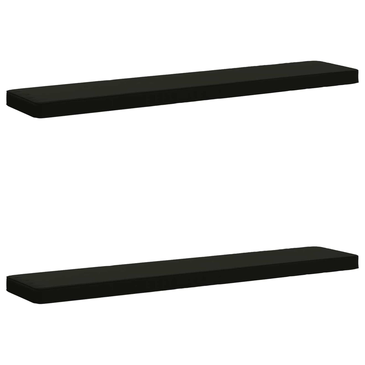 2-delt bænkepude VUGHT 2 pcs 100% polyester Sort