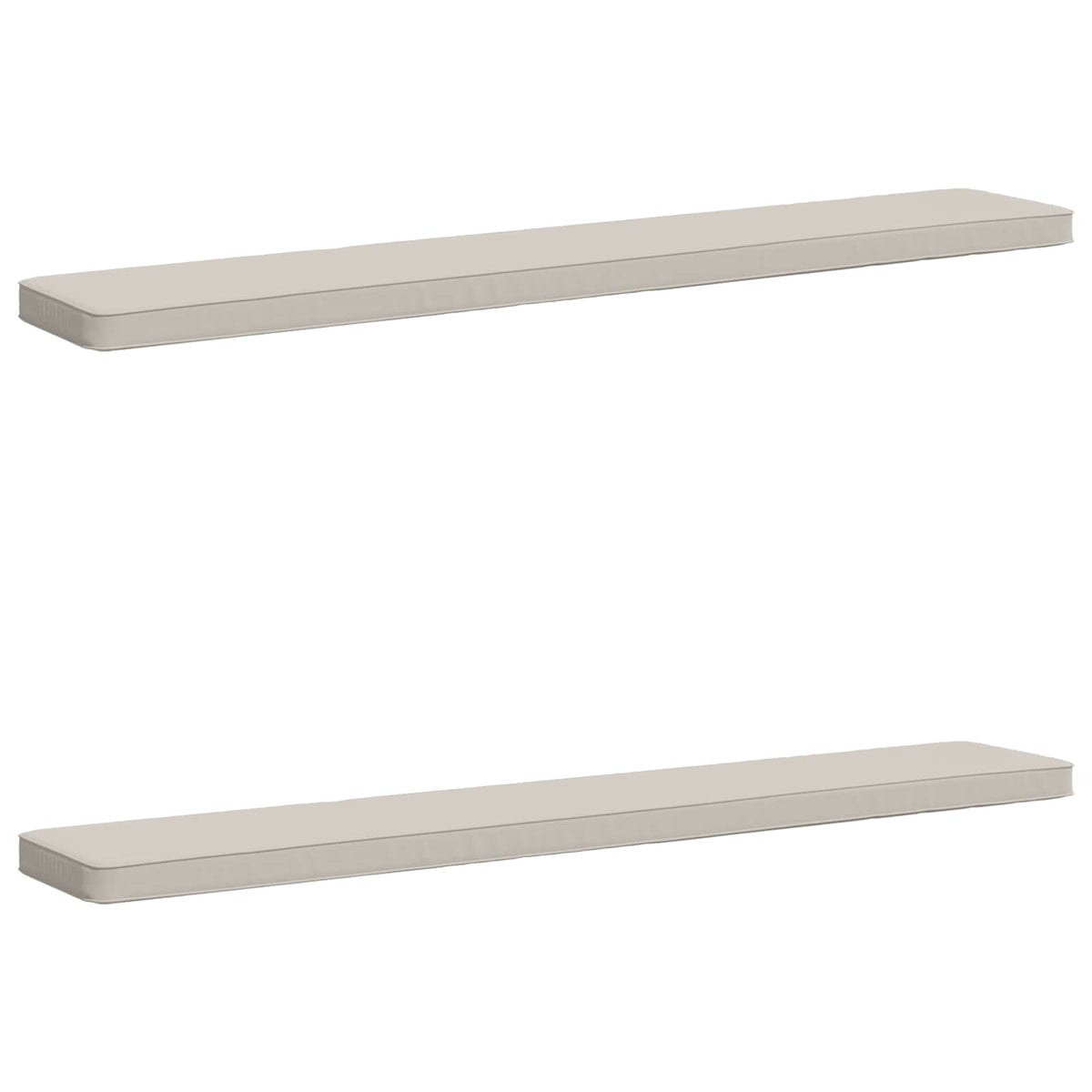 2-delt bænkepude VUGHT 2 pcs 100% polyester Hvid