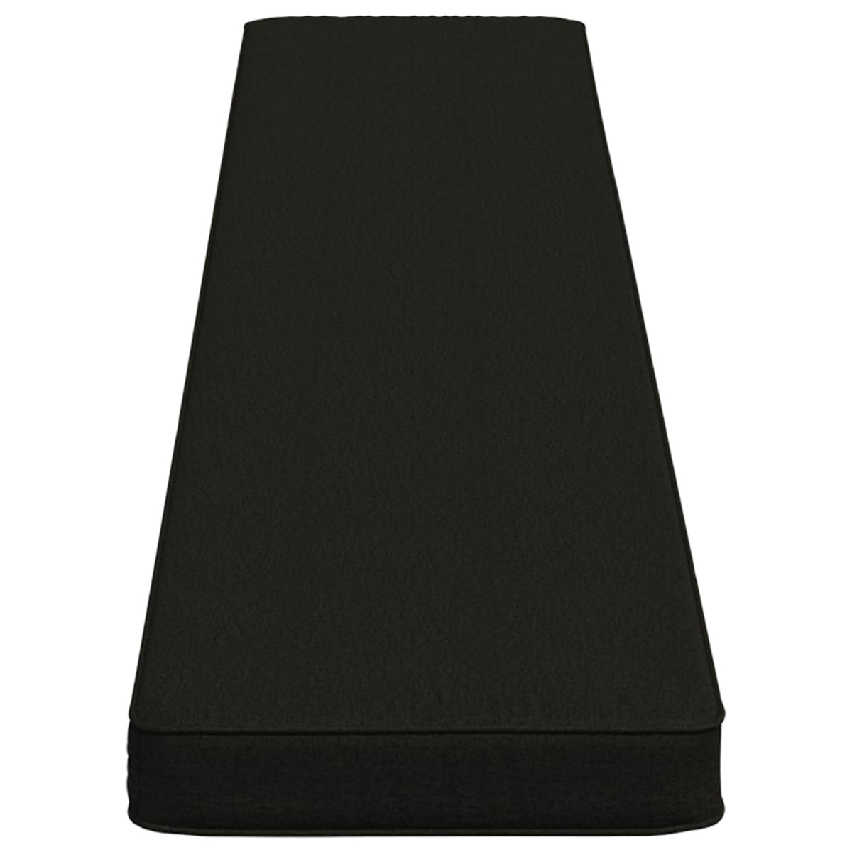 1-delt bænkepude VUGHT 100% polyester Sort 180 x 30 x 5 cm