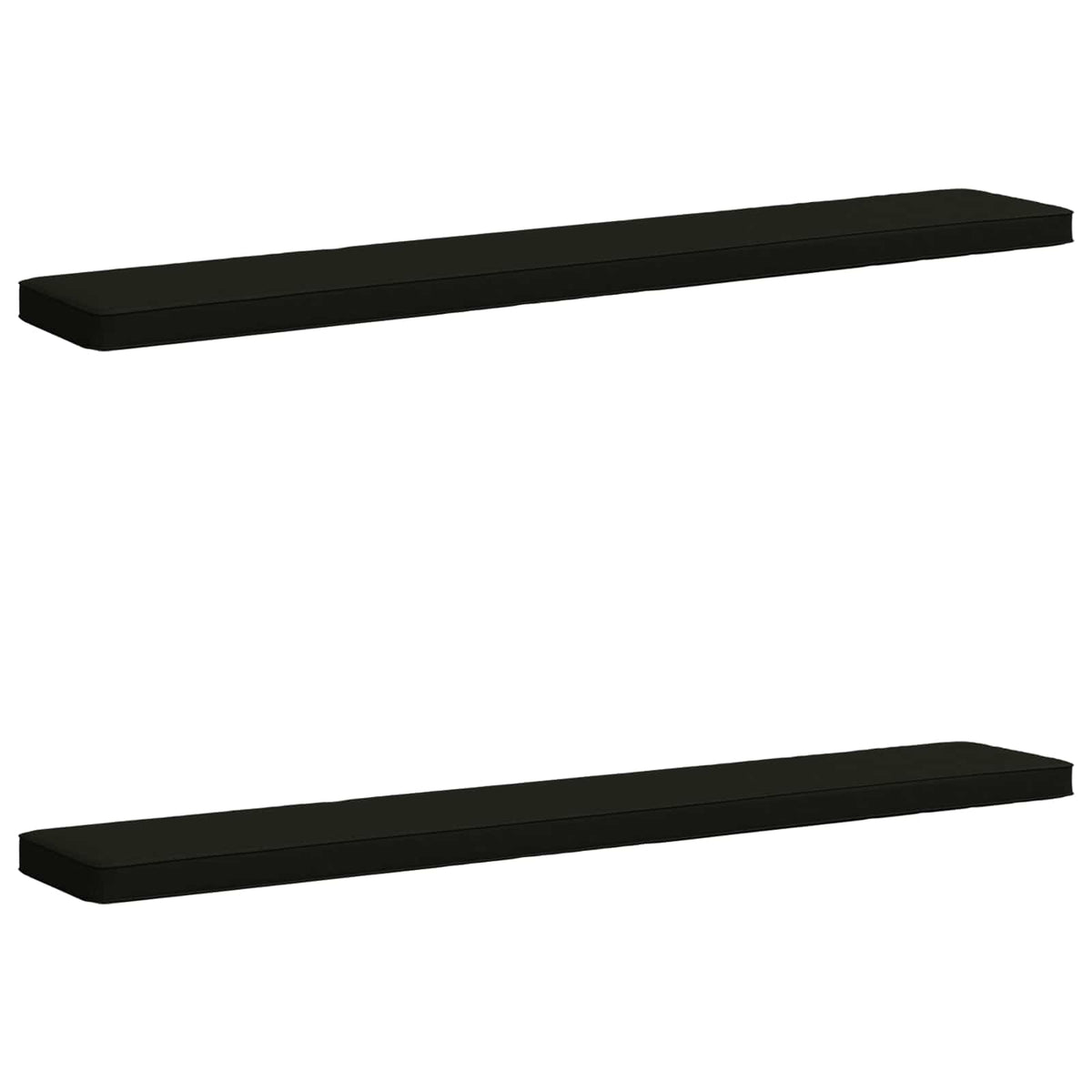 2-delt bænkepude VUGHT 2 pcs 100% polyester Sort