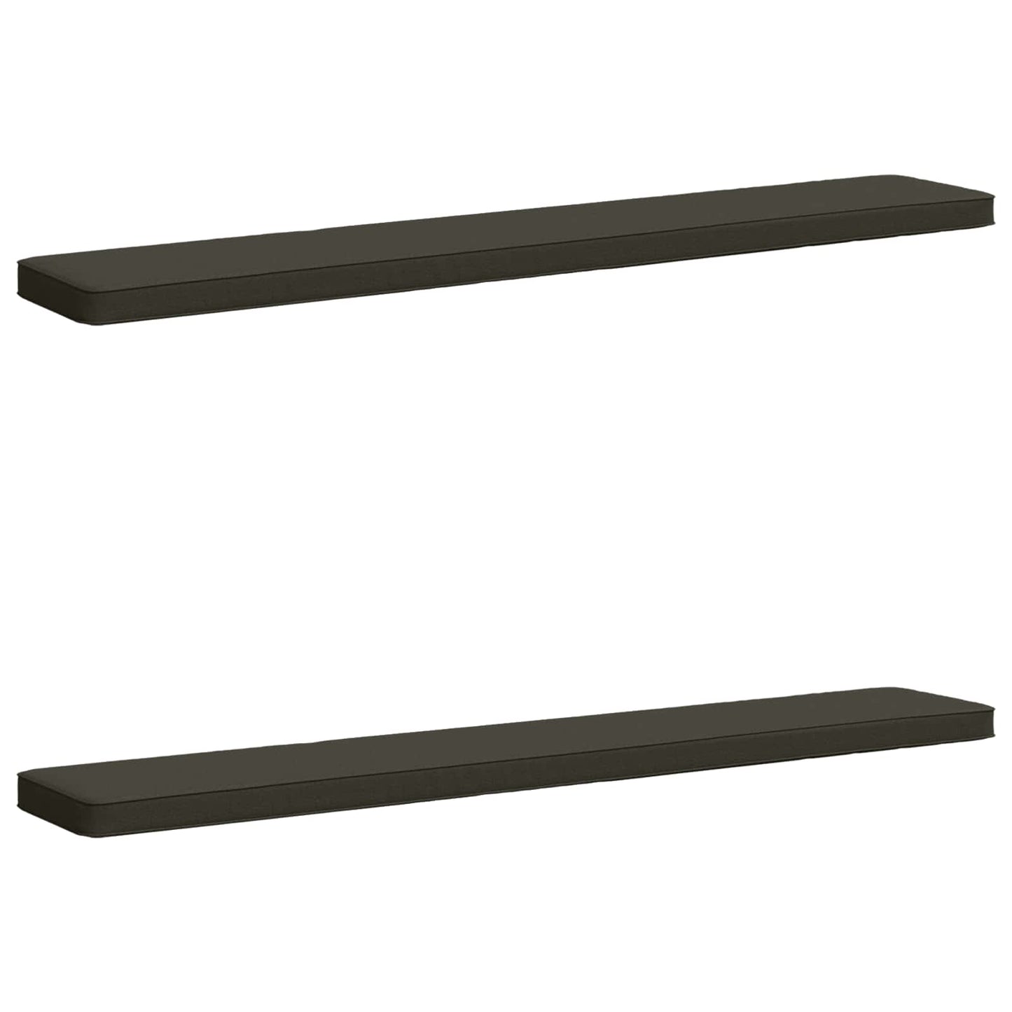 2-delt bænkepude VUGHT 2 pcs 100% polyester Antracit