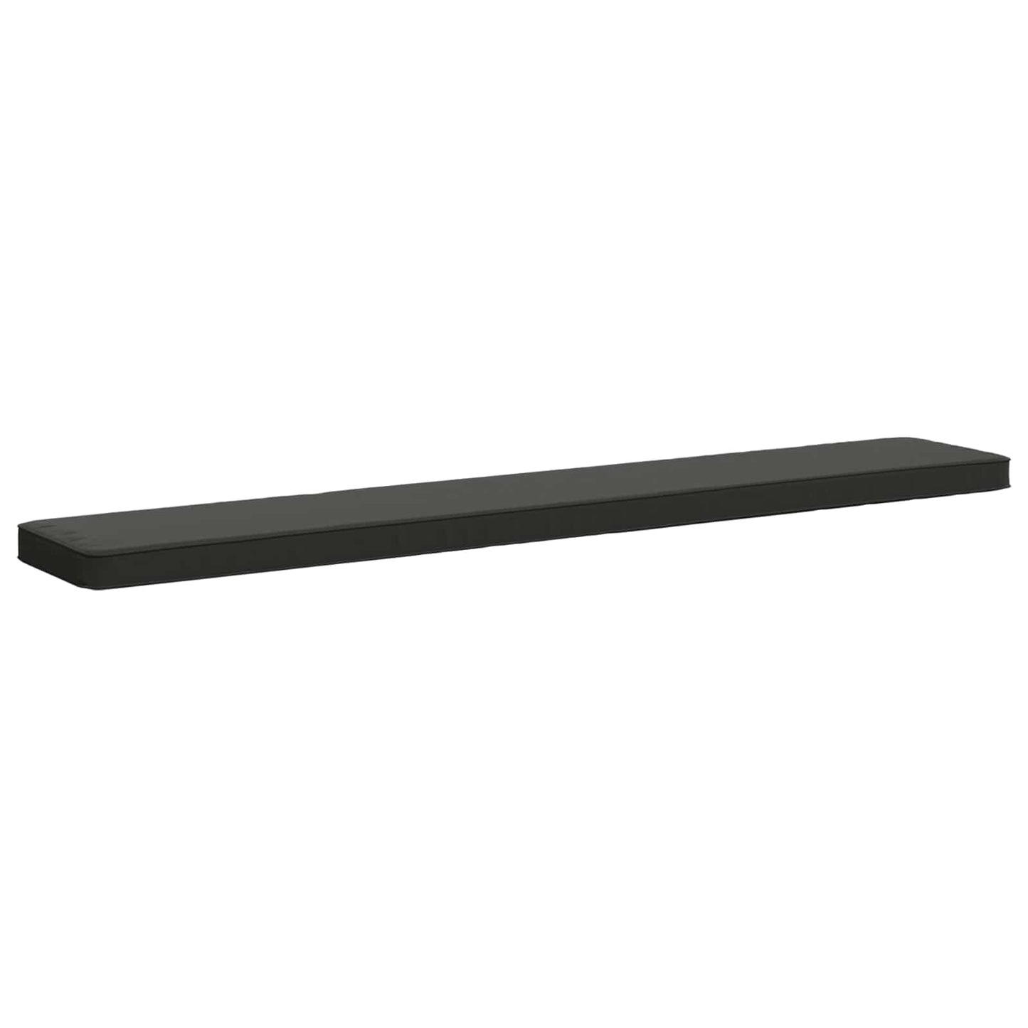 1-delt bænkepude VUGHT 100% polyester Antracit 180 x 30 x 5 cm