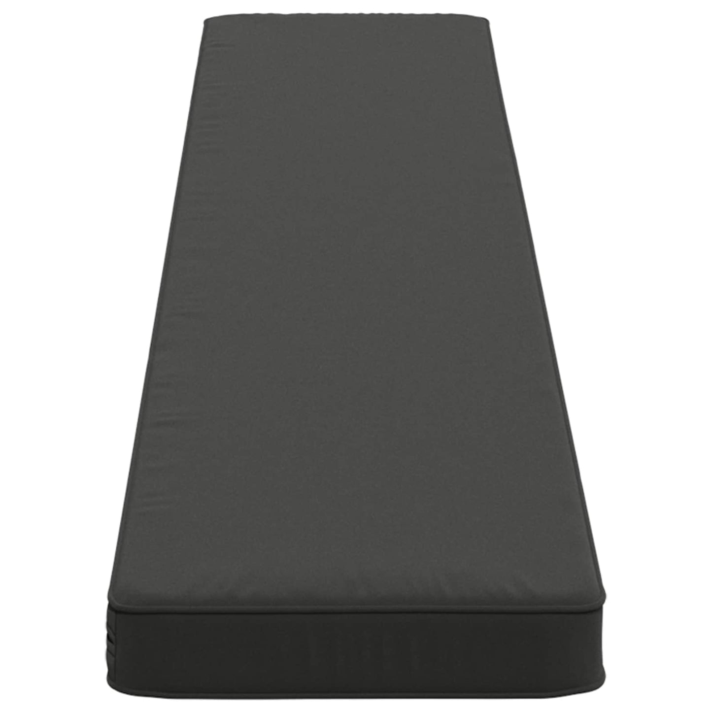 1-delt bænkepude VUGHT 100% polyester Antracit 180 x 30 x 5 cm