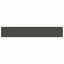 1-delt bænkepude VUGHT 100% polyester Antracit 180 x 30 x 5 cm