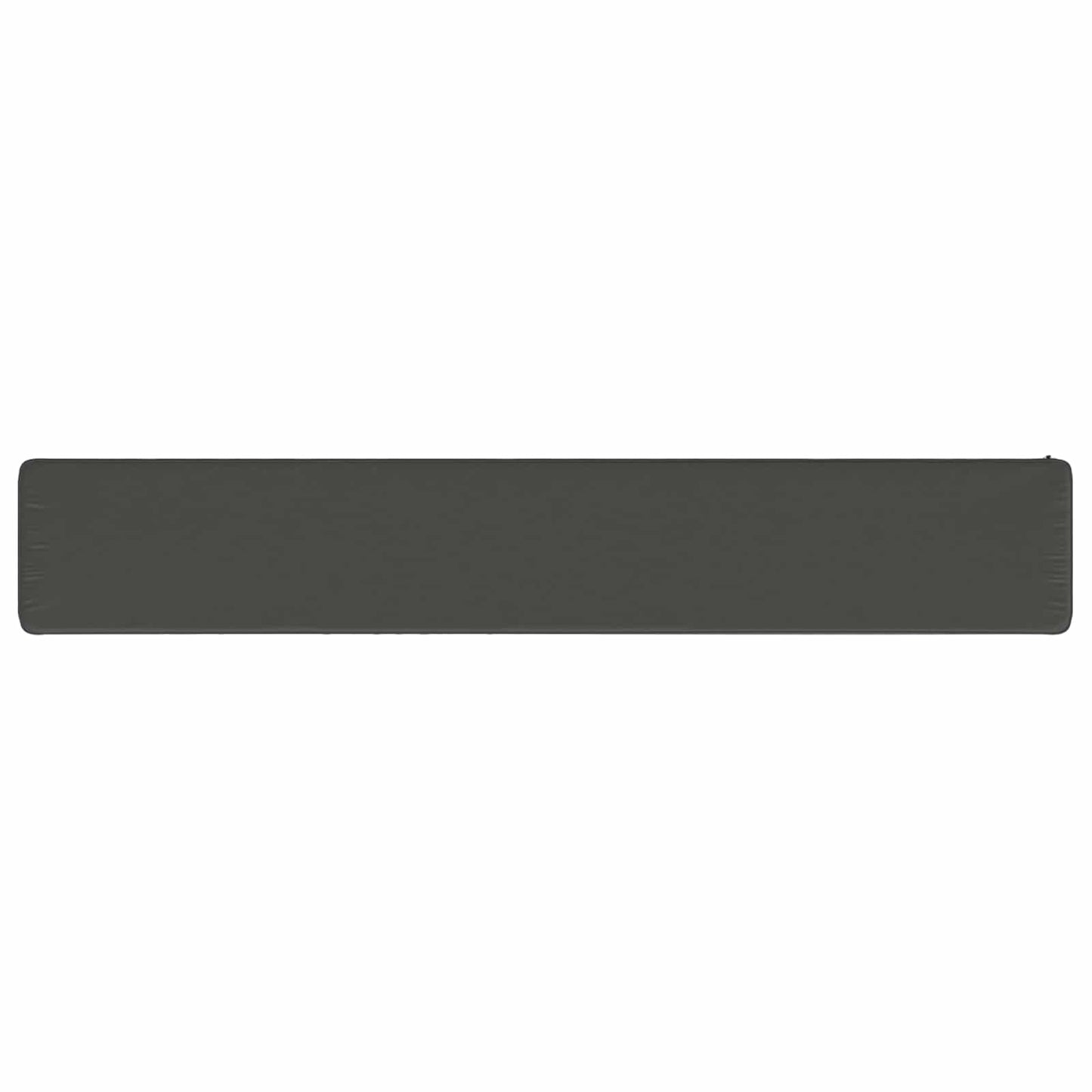1-delt bænkepude VUGHT 100% polyester Antracit 180 x 30 x 5 cm